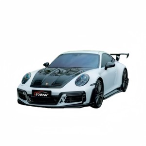 Porsche 911 2019-2024 (992) TechArt GTstreet R Style Full Dry Carbon Fiber Hood - Free Shipping - ToSaver.com