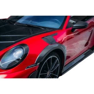 Porsche 911 2019-2024 (992) Dry Carbon Fiber Headlight Eyebrows - Free Shipping - ToSaver.com