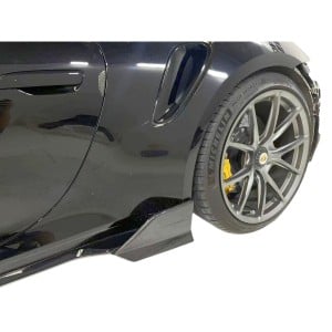 Porsche 911 TurboS 2019-2024 (992) BRABUS Style Dry Carbon Fiber Side Skirt Extensions - Free Shipping - ToSaver.com