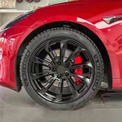 Alloy Forged Wheels for Tesla Model 3 Model Y Model S Model X, 18"-20" Gloss Black Finish