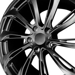 Alloy Forged Wheels for Tesla Model 3 Model Y Model S Model X, 18"-20" Gloss Black Finish