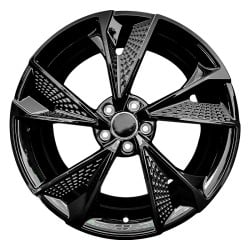 Cool and Stylish Forged Wheels for Audi A3 to A8 (18-21 inch) - Glossy Black Finish, Alligator Skin Style