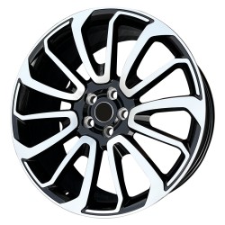 Aluminum Alloy Forged Wheels for Land Rover | Black Coating and Silver Face | 19-22 Inch