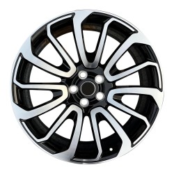 Aluminum Alloy Forged Wheels for Land Rover | Black Coating and Silver Face | 19-22 Inch