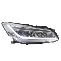 Pair of Upgraded LED Headlights for 2008-2012 Honda Accord, Retrofit Conversion, Including Daytime Running Lights, 6000K