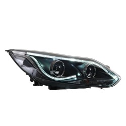 Pair of Xenon Headlights for 2012-2014 Ford Focus, Including Daytime Running Lights, 6000K