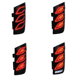 Pair of Upgraded LED Tail Lights for 2014-2023 Mercedes-Benz V260, Custom Fit for V260 Model