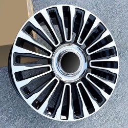 Aluminum Alloy Forged Wheels for Mercedes-Benz to Maybach | 17-20 Inch | Glossy Black Face with Floating Cap