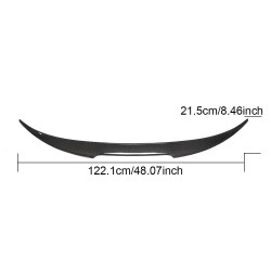 Dry Carbon Fibre Ducktail Spoiler for BMW 840i Gran Coupe F93 M8 Competition Sedan 4-Door 2020-2021