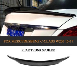 Carbon Fiber Car Spoiler for Mercedes Benz C-Class W205 C200L/C300L/C260L 2015-2017