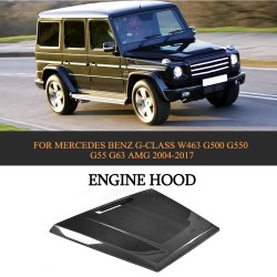 Carbon Fiber Engine Hood for Mercedes G-CLASS W463 G500 G550 G55 G63 AMG 2004-2018