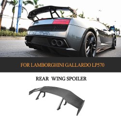 Carbon Fiber Rear Trunk Spoiler GT Wing For Lamborghini Gallardo LP550-LP570