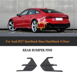 Carbon Fibre RS7 Rear Bumper Trim Vents for Audi RS7 Type 4K8 Sportback 4-Door 2019- 2021