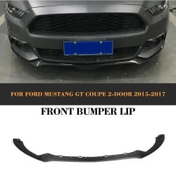 Carbon Fiber Front Chin Lip Splitter for Ford Mustang GT Coupe 2-Door 2015-2017