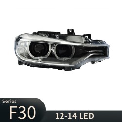 Upgrade Your BMW 3 Series F30 (2012-2015) with LED Angel Eye HID Xenon Dual Lens Headlights | Plug-and-Play Pair