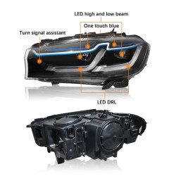 Upgrade Your BMW X5 F15 (2014-2017) with G30-Style Full LED Laser Look Headlights | 1 Pair
