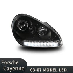 Porsche Cayenne 2003-2007 (955) Upgrade to LED Daytime Running Lights (DRL) Xenon Headlights