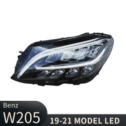 Upgrade to LED Headlights for Mercedes-Benz C-Class W205 (2019-2021) | Pair