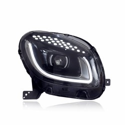 Upgrade to Full LED Headlights for Smart 2016-2018| LED DRL | Lens Headlights | Pair