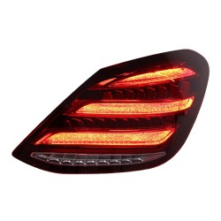 Upgrade to S-Class Maybach Style LED Taillights for 2015-2021 Mercedes C-Class W205 | Pair | Plug-and-Play