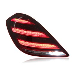 Upgrade to Full LED Tail Lights with Dynamic Flowing Turn Signals for 2013-2016 Mercedes S-Class W222 | Pair