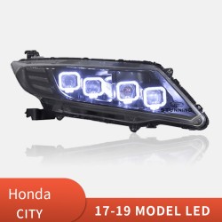 Upgrade to Full LED Headlights for 2015-2019 Honda City | Enhanced Visibility | Plug-and-Play | Pair