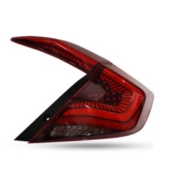 Upgrade to Dynamic Full LED Tail Lights for 2016-2019 Honda Civic | Plug-and-Play | Pair