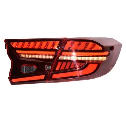 Upgrade to Dynamic LED Tail Lights for 2017-2020 Honda Accord | Plug-and-Play | Pair