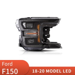 Upgrade Your F150 Headlights to LED Ranger-Style | 2018-2020 Models | Plug-and-Play | Pair