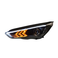 Upgrade Your Focus with Mustang Style LED Daytime Running Lights Headlights | 2015-2018 Models | Plug-and-Play | Pair