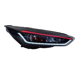 Upgrade Your Ford Focus with LED Flowing Turn Signal Xenon Headlights | 2015-2018 Models | Plug-and-Play | Pair
