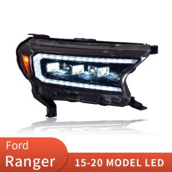 Upgrade Your Ford Ranger Headlights to Full LED Dynamic Turn Signals | 2015-2020 | Plug-and-Play | Pair