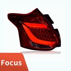 Upgrade Your Ford Focus Hatchback Tail Lights to LED | 2012-2014 | Plug-and-Play | Pair