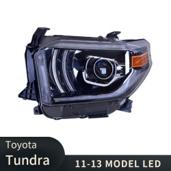 Upgrade Your Toyota Tundra Sequoia Headlights to LED Dynamic Turn Signal Assemblies | 2014-2019 | Plug-and-Play | Pair