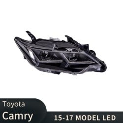 Upgrade Your Toyota Camry Headlights to Dual-Color LED Headlight Assemblies | 2015-2017 | Plug-and-Play | Pair