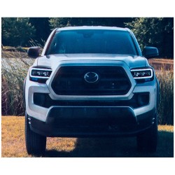 Upgrade Your Toyota Tacoma Headlights to LED Triple Lens Daytime Running Lights and Turn Signals | 2015-2020 | Pair