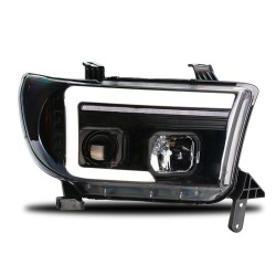 Upgrade Your Toyota Tundra Sequoia Headlights to LED Dynamic Turn Signal Assemblies | Xenon to LED | 2007-2013 | Pair