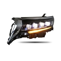 Upgrade Your Toyota Prado FJ150 2018-2021 Headlights to Bugatti Style Full LED Lens Headlights | Plug-and-Play | Pair