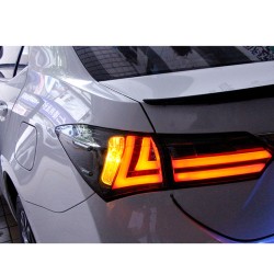 Upgrade Your 2014-2017 Toyota Corolla with 2018 LED Tail Lights | Plug-and-Play | Pair