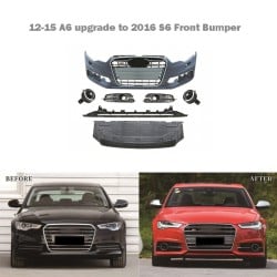 Front Bumper Assembly Kit for 2012-2015 Audi A6 facelift to 2016 S6