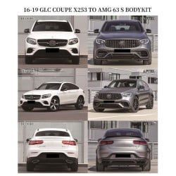 AMG 63 S Upgraded 2016-2019 Mercedes Benz GLC Coupe X253 body kit