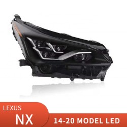 Upgrade Your Lexus NX200/NX300 Headlights to 2014-2020 Full LED 4-Eye Lens Headlights | Plug-and-Play | Pair