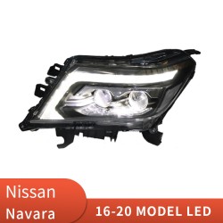 Upgrade to LED Dynamic Scanning Headlights for Nissan Navara NP300 2015+ | Plug-and-Play | Pair