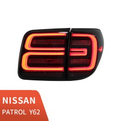 Upgrade Your Nissan Patrol Y62 with LED Tail Lights | Plug-and-Play | 2012-2019 | Pair