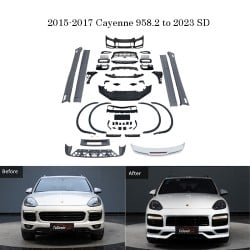 Porsche Cayenne 2015-2017 SportDesign Body Kit - Upgrade to 2023 Style with Premium Components