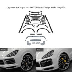 Porsche Cayenne 2018-2023 9Y0 SportDesign Wide Body Kit - Unleash Performance with Style