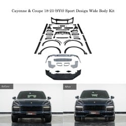 Porsche Cayenne & Cayenne Coupe 2018-2023 Wide Body Kit - Upgrade to SportDesign Luxury