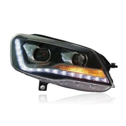 Upgrade Your Volkswagen BORA with LED Dual-Lens Headlights | Plug-and-Play | 2013-2015 | Pair