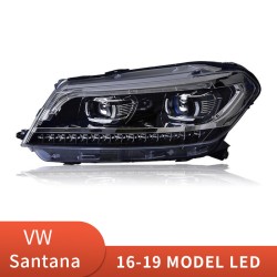 Upgrade Your 2016-2019 Volkswagen Santana with Full LED Daytime Running Lights Headlights | Pair