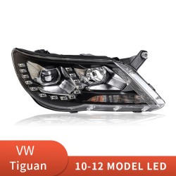 Upgrade Your 2010-2012 Volkswagen Tiguan with LED Tear Eye Daytime Running Lights Headlights | Pair